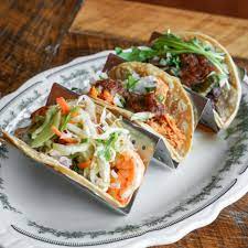 Divide fish, slaw and avocado evenly among warmed tortillas. Taco Diablo