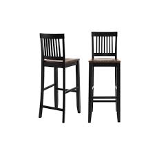 Check spelling or type a new query. Stylewell Scottsbury Black Wood Bar Stool With Slat Back And Walnut Se Decohub Home Outlet Store