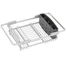 Expandable dish drying racks are a great solution to this messy problem. Toolkiss Expandable Over Sink Dish Drying Rack Tk19002 1 The Home Depot