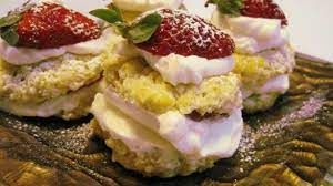 Scones The Strawberries And Cream Are Just The Cherry On Top Scone Recipe Recipes Food