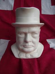 vintage 1941 ww2 winston churchill character jug by frank potts for j g  meakin