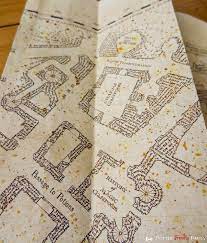 fete harry potter anniversaire soiree decoration halloween poudlard diy carte maraudeur fabriquer la du bricolage coloriage scout tigre