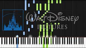 Disney opening musescore violin sheet music sheet music. Walt Disney Pictures Intro Piano Tutorial Synthesia Youtube