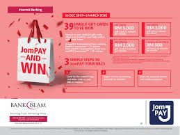 1) comment the number of blue. Jompay And Win Campaign Bank Islam Malaysia Berhad