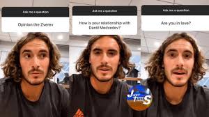 Das ergab die von zverev selbst mit vorgenommene auslosung am dienstag in london. Stefanos Tsitsipas Answers Fan Questions Talks About Osaka Medvedev Zverev Kyrgios And Others Youtube