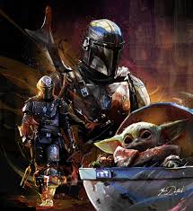 Pixalry The Mandalorian Created By Yann Dalon You Can Follow This Artist On Instagram And Twitter Star Wars Art Star Wars Pictures Star Wars Movie