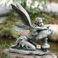 Garden Fairy Statues And Statuettes Fairy Statues Fairy Garden Garden Statues