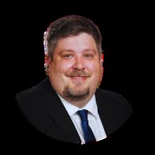 White and Blue Modern Wedding Program