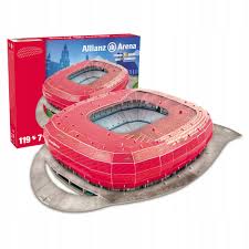 Obecnie jest to jeden z najnowocześniejszych stadionów piłkarskich na świecie. Puzzle 3d Stadion Allianz Arena Bayern Monachium 9521233038 Allegro Pl