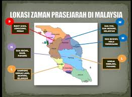 5 penemuan zaman paleolitik di malaysia alat repihan yang digunakan untuk meraut dan memotong. Download Peta Lokasi Zaman Prasejarah Di Malaysia Gif