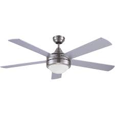 Preset feature controls fan/light operation at desired settings. Canarm Preston 52 5 Blade Dual Mount Brushed Nickel Ceiling Fan With Light And Reversible Blades Fennell Gage Home Hardware