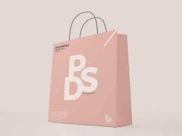 Shopping Paper Bag Mockup Psd Template Bag Mockup Paper Bag Design Paper