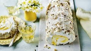 Mary Berry S Lemon Meringue Roulade Recipe Recipe Meringue Roulade Lemon Meringue Roulade Roulade