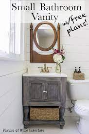 Small Master Bathroom Vanity Free Plans Small Bathroom Vanities Diy Bathroom Makeover Diy Bathroom Vanity