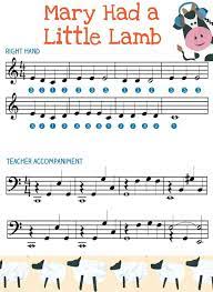 The sheet music below is the chords (with chord diagrams), the melody, and lyrics for mary had a little lamb. this tab is free online but also available for purchase as a pdf to support the site. Mary Had A Little Lamb Easy Piano Music Let S Play Music Music For Kids Piano Music Music Lessons For Kids