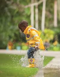 April Showers Bring Kids Jumping In Puddles Red Rain Boots Dancing In The Rain Painting Photos