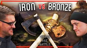 The historical times when bronze was the material of choice for making weapons and tools and other stuff was the bronze age. Forged Iron Sword Vs Cast Bronze Sword Youtube