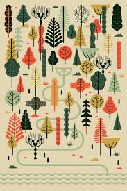 Saline Royale Maison Tangible Owen Davey Illustration With Images Wood Illustration Tree Illustration Forest Illustration