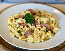 Chuck that is ground up is less lean than other cuts of beef, such as ground round (which is a leaner cut in general). Steak Cheddar Mac And Cheese Mulvey Gulch Ranch