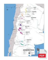 Argentina Wine Map Wine Map Wine Region Map Malbec Wine