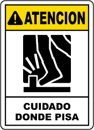 Give a heads up to employees and visitors with a caution sign, or tell them to look. Spanish Caution Watch Your Step Sign E5367 By Safetysign Com