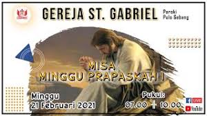 Doa2 harian pada masa prapaska 2021. Misa Hari Minggu Prapaskah I 21 Februari 2021 Paroki Pulo Gebang Keuskupan Agung Jakarta
