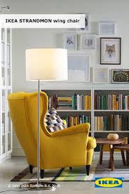 Strandmon Wing Chair Skiftebo Yellow Ikea In 2020 Ikea Living Room Furniture Ikea Living Room Living Room Decor Furniture