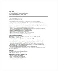 Highly skilled in providing first contact customer services with proven ability to provide. 6 Food Service Resume Templates Pdf Doc Free Premium Templates