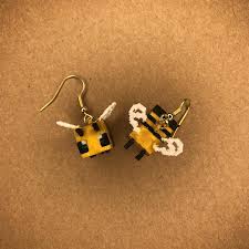 Take the guesswork out of shopping by picking one of our fun egift cards! Minecraft Bee Earrings Weird Jewelry Funky Jewelry Quirky Earrings