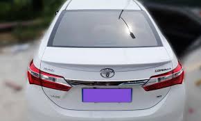 Auto Abs Painted Rear Spoiler For Toyota Corolla 2014 2015 2016 Auto Accessories 4 Colors To Choose Toyota Corolla Car Accessories Exterior Accessories