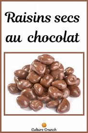 Raisins Secs Au Chocolat La Recette Facile En 2020