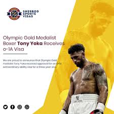 Data may be incomplete/inaccurate : Olympic Gold Medalist Boxer Tony Yoka Receives O 1a Visa Sherrod Sports Visas