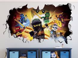 Lego Ninjago Wall Decal Sticker Vinyl Decor Door Extra Large Smashed Mural R02 Ebay Custom Vinyl Wall Decals Custom Wall Decals Vinyl Decor