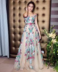 Kathryn Bernardo 39 S Floral Embroidered Gown Is A Perfect Fit For A Box Office Queen Preview In 2020 Kathryn Bernardo Outfits Debut Dresses Evening Dresses Prom