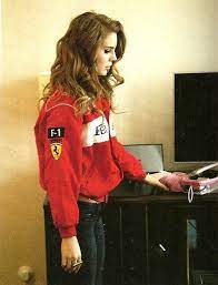 Ferrari lana del ray jacket. Ferrari Lana Del Rey Racing Jacket Red White