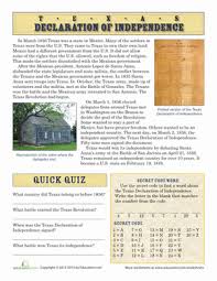 Thomas jefferson (cartoons) declaration of independence (educational network). Texas Declaration Of Independence Worksheet Education Com