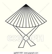 Vietnamese Hat Icon Outline Style Vietnamese Hat Hat Icon Hat Illustration