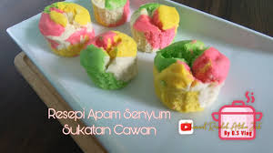 #kemudian perap 1 2 jam.bhgikn 2 warna #lepas tu. Cara Buat Apam Senyum Apam Mekar Sukatan Cawan Juadah Berbuka Puasa Juadah Minum Petang