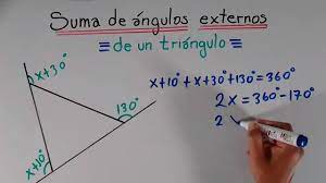 Educa Abc Suma De Angulos Externos De Un Triangulo Facebook