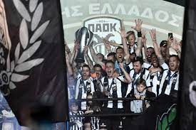 One week after mathematically conquering the title, olympiacos was defeated by paok in toumba for md4 of the playoffs. Backed By Russian Billionaire Ivan Savvidis Paok Thessaloniki Celebrates First Title In A Generation Arab News