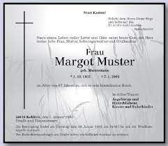 Aber was gehört in eine todesanzeige? Traueranzeigen