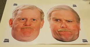 STILL GAME: JACK & Victor face masks