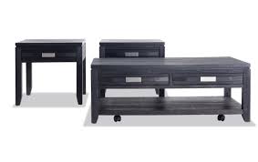 Black kacey 3 piece coffee table set. Elevations Coffee Table Set Bob S Discount Furniture