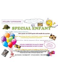 Fichier Pdf Ateliers Tupperware Enfant Pdf Tupperware Atelier Vive Les Vacances