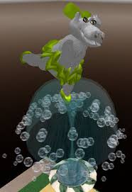 Download Second Life Marketplace Standing Bubble Fountain With Hippo Ballerina