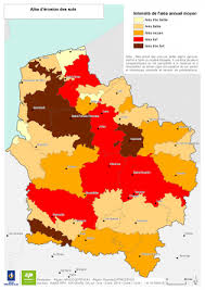Carte de france 70x100 pétillante geovitis. Alea D Erosion Des Sols Cartotheque