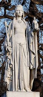 Queen Bertrade De Laon 726 783 Also Called Berthe Au Grand Pied Broadfoot Consort Of Pepin Le Bref M European History Medieval Fashion Medieval Clothing