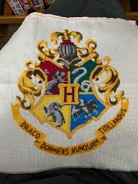 Set of three cross stitch patterns in the chalkboard style. Fo It Is Finally Done Pattern Is Hogwarts Crest Cross Stitch Off Of Amazon Thank You All For The Support Throughout Crossstitch