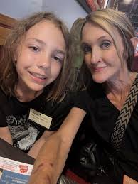 Shelby thought she could run straight through.. lol