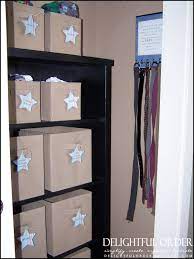 Delightful Order Organizing Children S Clothing Fabric Bins Childrens Clothes Fabric Storage Bins